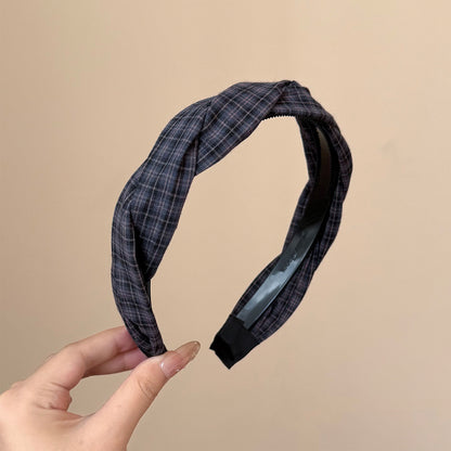 波點扭紋纏繞復古髮箍