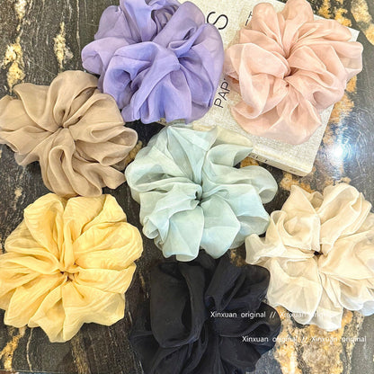 網紗大腸圈髮圈－商品主圖｜https://igowo.tw/