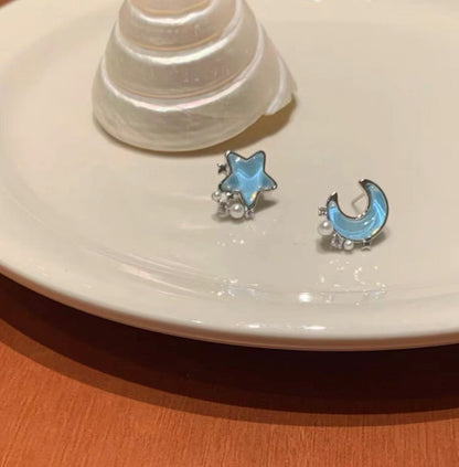 S925珍珠圓圈簡約耳釘－細節特寫28｜https://igowo.tw/