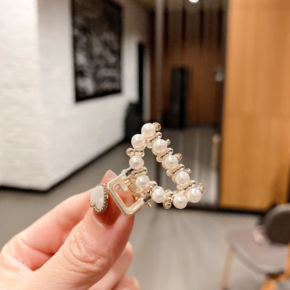 珍珠簡約髮夾－3顆珍珠款細節29｜https://igowo.tw/