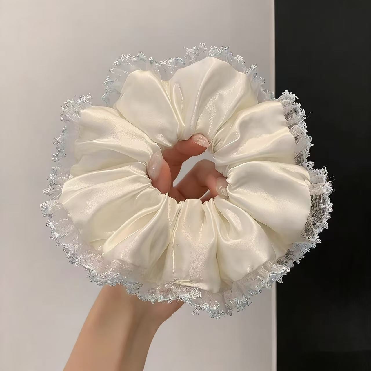 網紗蕾絲大腸圈髮圈