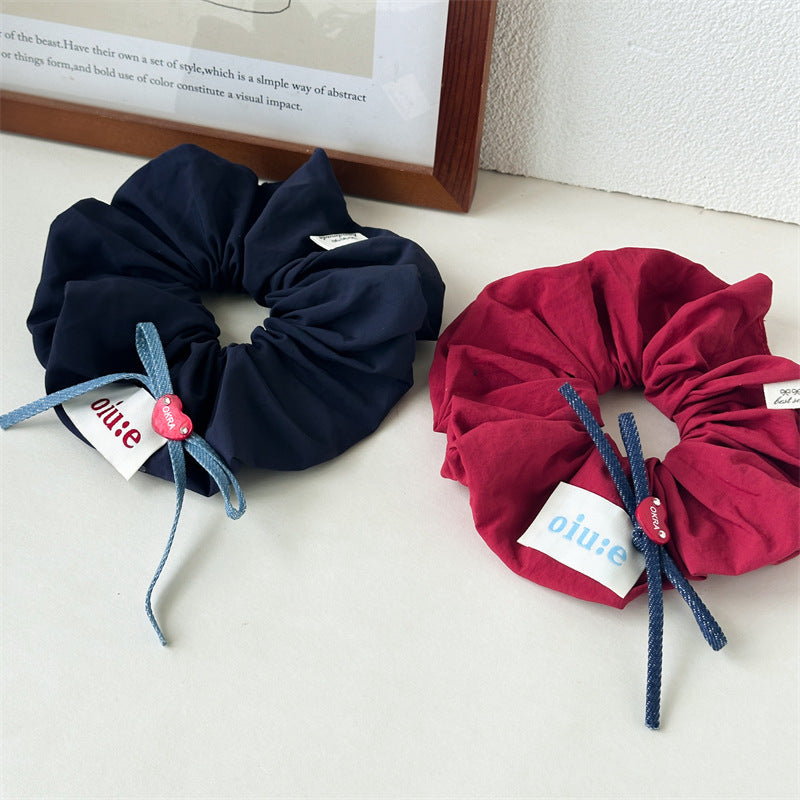 蝴蝶結大腸圈髮圈－商品主圖｜https://igowo.tw/