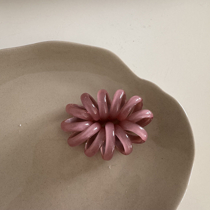 彩色簡約髮圈