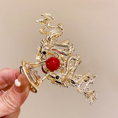 鑲鑽復古鯊魚夾