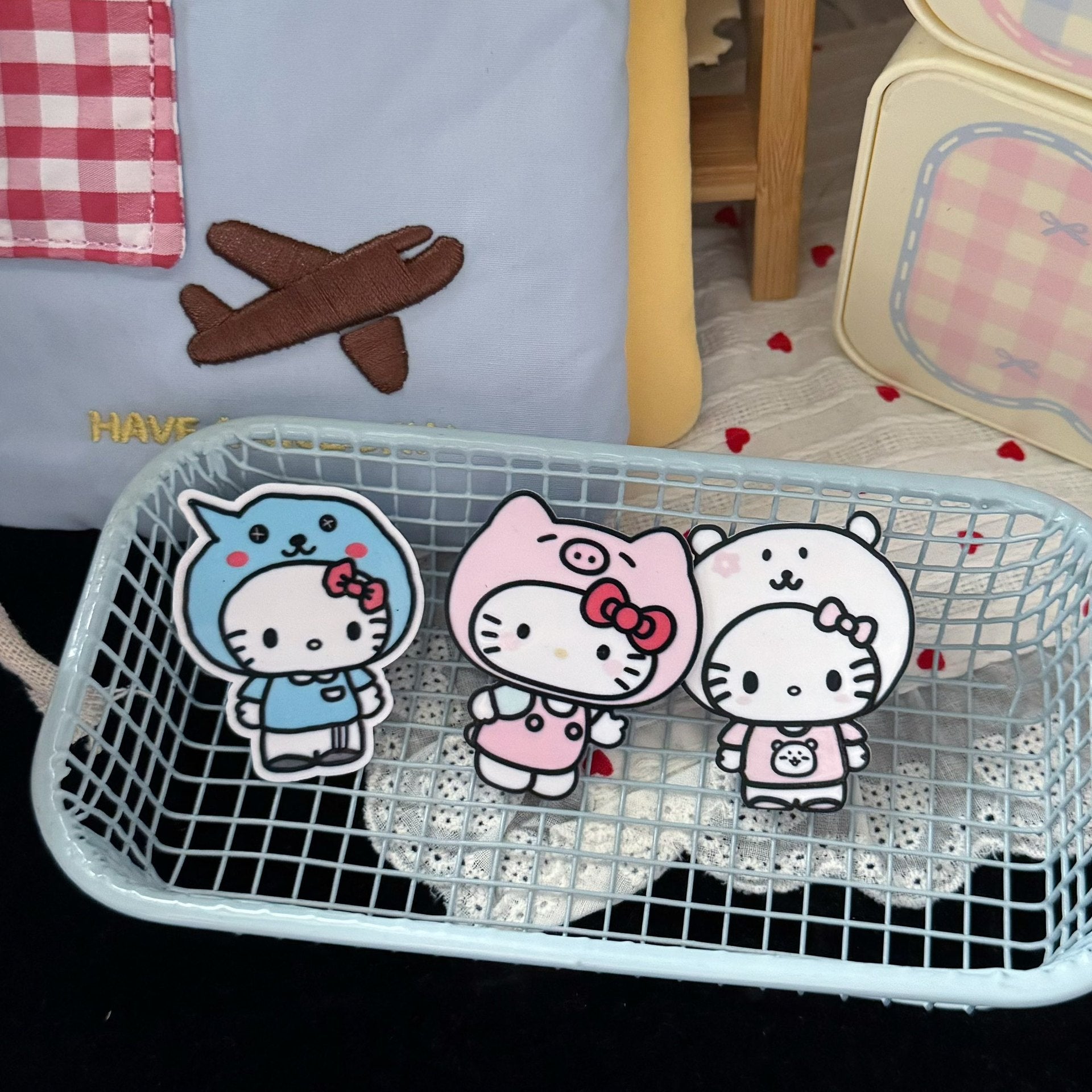 粉色貓咪髮夾－商品主圖｜https://igowo.tw/