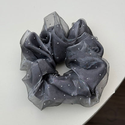 網紗波點大腸圈髮圈