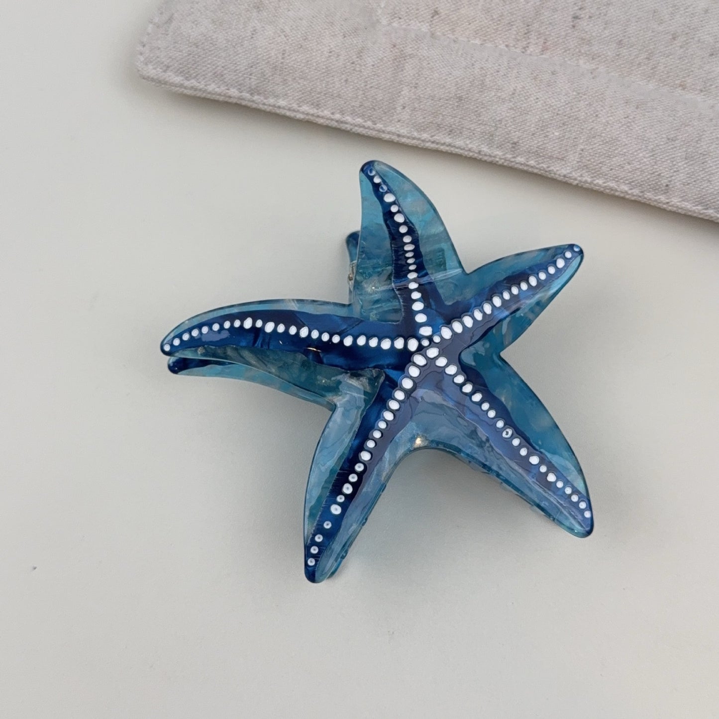 醋酸板材海星髮夾