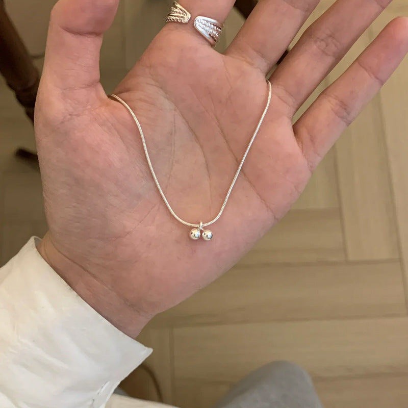 珍珠蝴蝶簡約項鍊－細節特寫28｜https://igowo.tw/