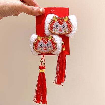 絨面蝴蝶結復古髮夾－細節特寫74｜https://igowo.tw/