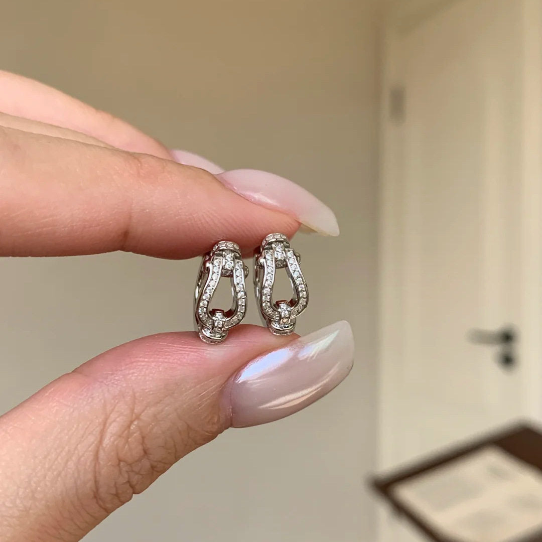 鑲鑽簡約耳扣
