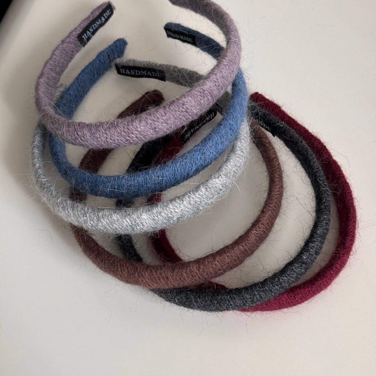 針織布面纏繞髮箍－細節特寫2｜https://igowo.tw/