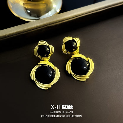 復古簡約耳環－細節特寫55｜https://igowo.tw/