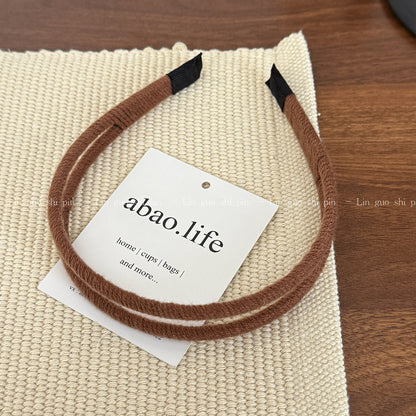 纏繞簡約髮箍