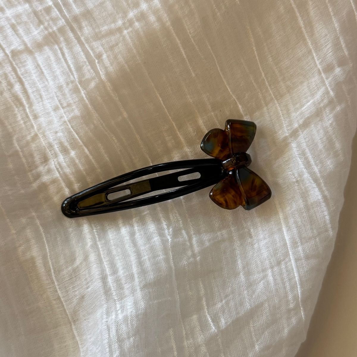 醋酸板材蝴蝶結髮夾