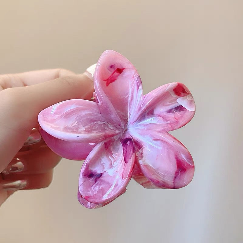 繽紛花朵鯊魚夾