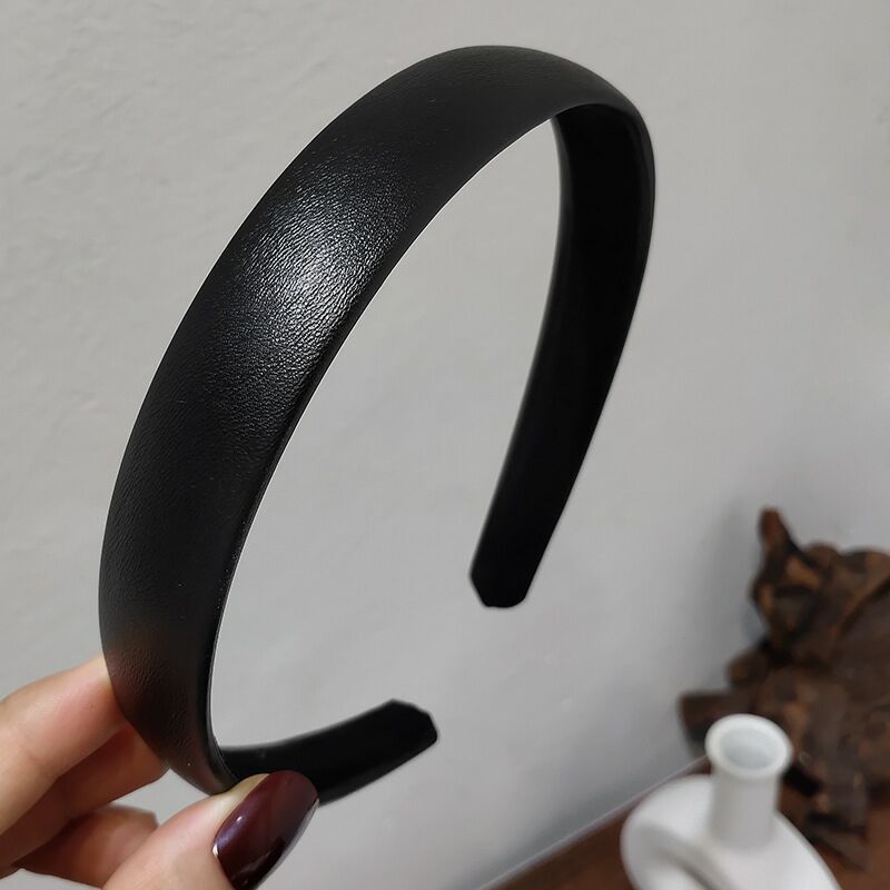 皮革復古髮箍