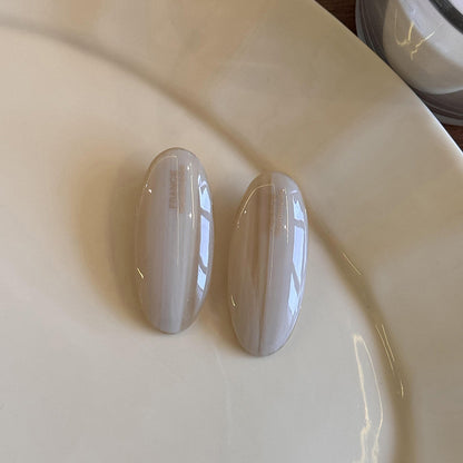 醋酸板材橢圓髮夾