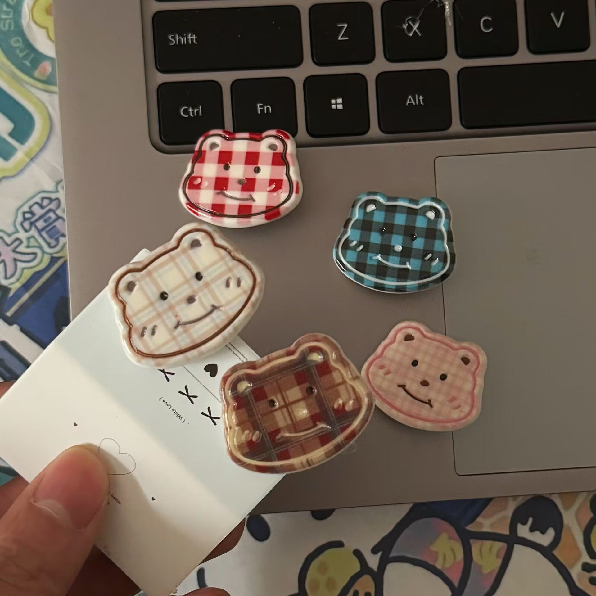 棕色小熊髮夾－商品主圖｜https://igowo.tw/