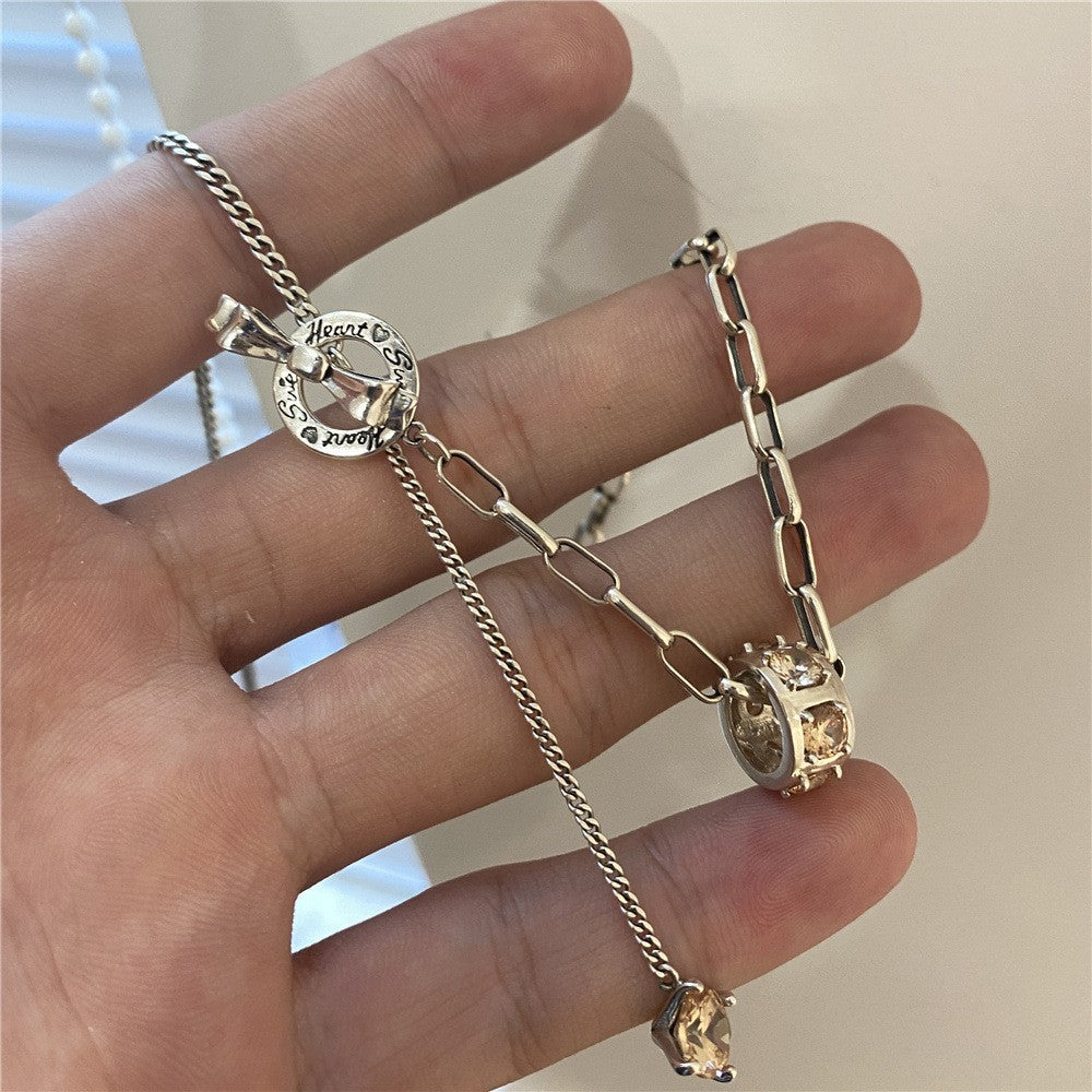 S925復古簡約項鍊－項鍊款細節｜https://igowo.tw/