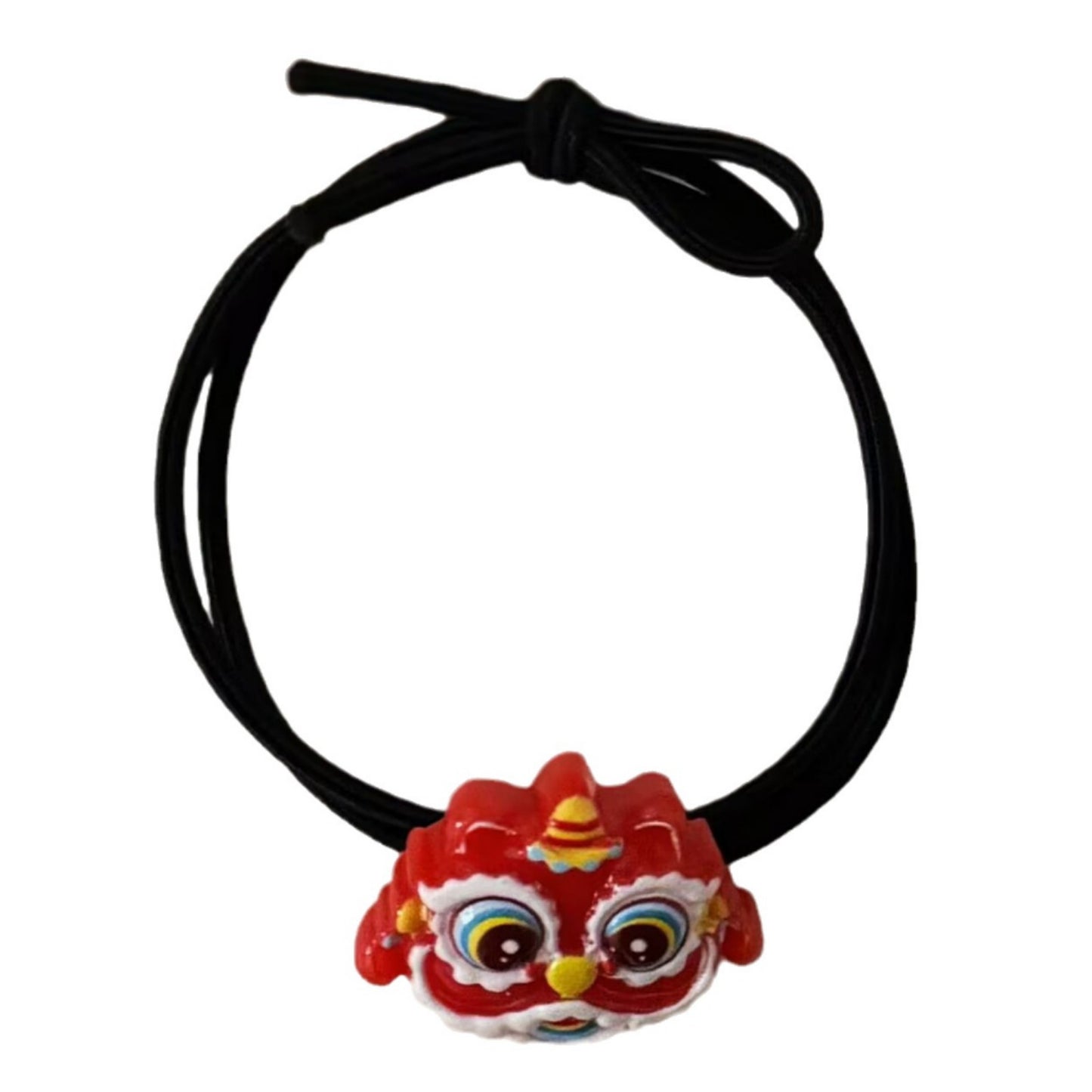 紅色簡約髮圈－福髮圈款細節3｜https://igowo.tw/