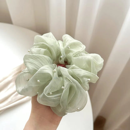 網紗彈力繩大腸圈髮圈