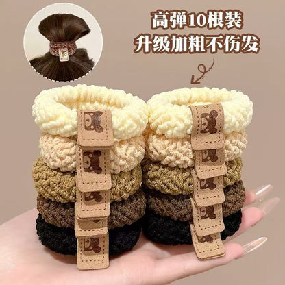 彈力繩簡約髮圈－商品主圖｜https://igowo.tw/