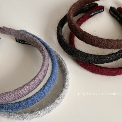 針織布面纏繞髮箍－商品主圖｜https://igowo.tw/