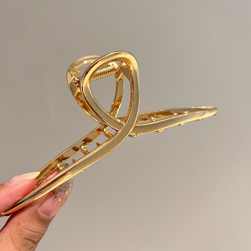 金屬簡約鯊魚夾