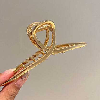金屬簡約鯊魚夾