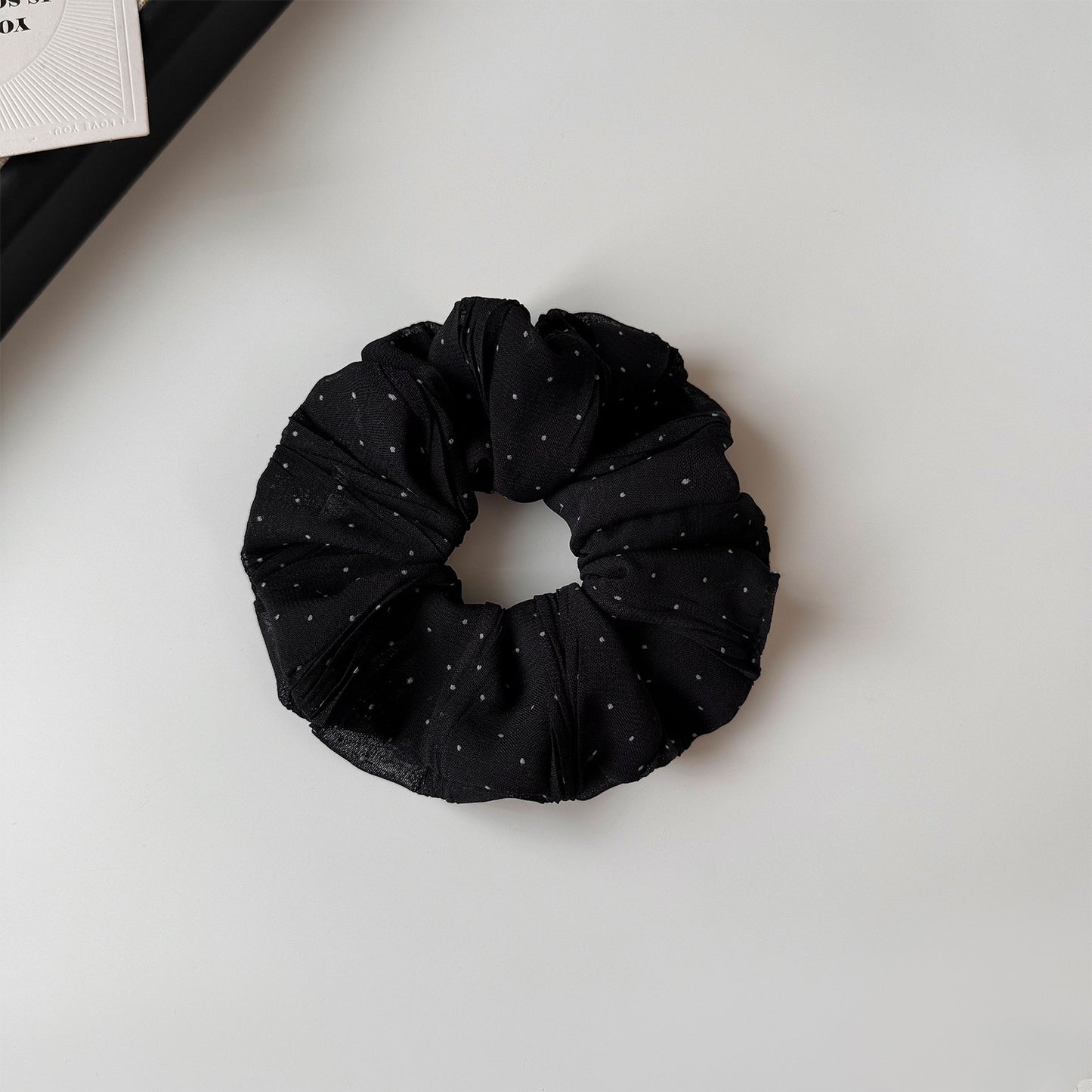 網紗波點大腸圈髮圈