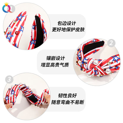鑲鑽簡約髮箍－第二視角實拍｜https://igowo.tw/