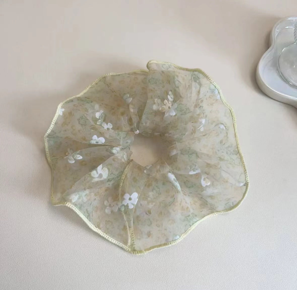 大腸圈碎花髮圈