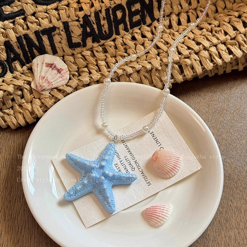 海星串珠長款項鏈
