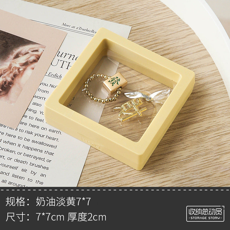 透明簡約耳環