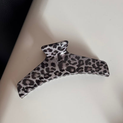 豹紋簡約鯊魚夾
