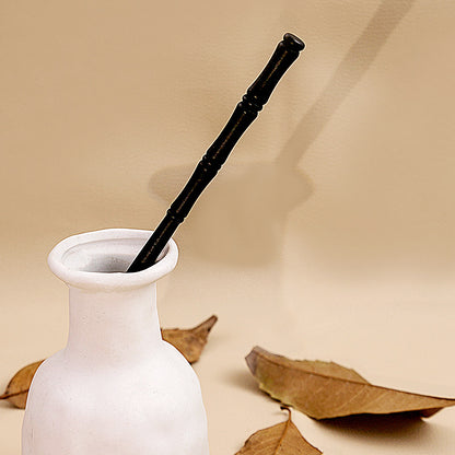 黑色木質復古簡約髮簪