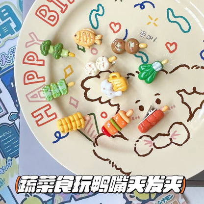 卡通簡約髮夾－商品主圖｜https://igowo.tw/