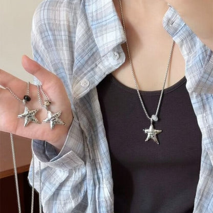 星星簡約項鍊－商品主圖｜https://igowo.tw/