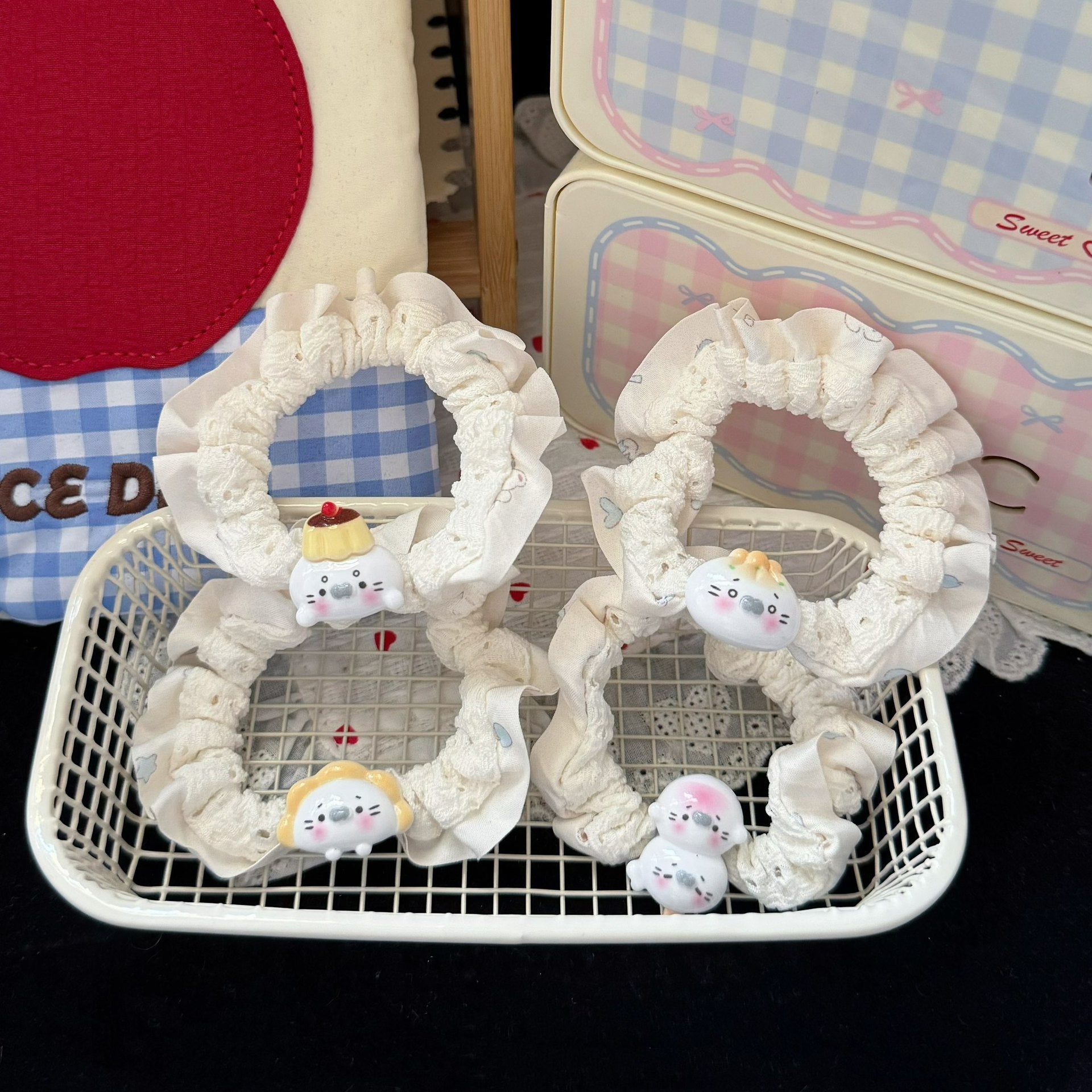卡通簡約髮圈－商品主圖｜https://igowo.tw/