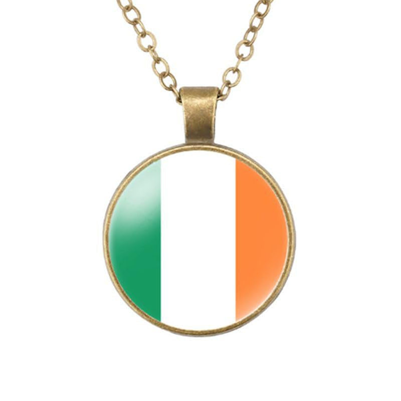 合金獨立日復古項鍊