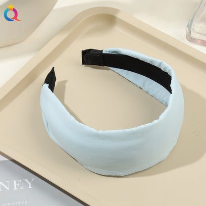 寬版簡約髮箍－細節特寫4｜https://igowo.tw/