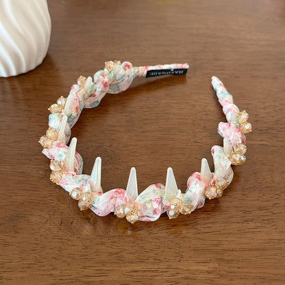 鋯石波浪髮箍