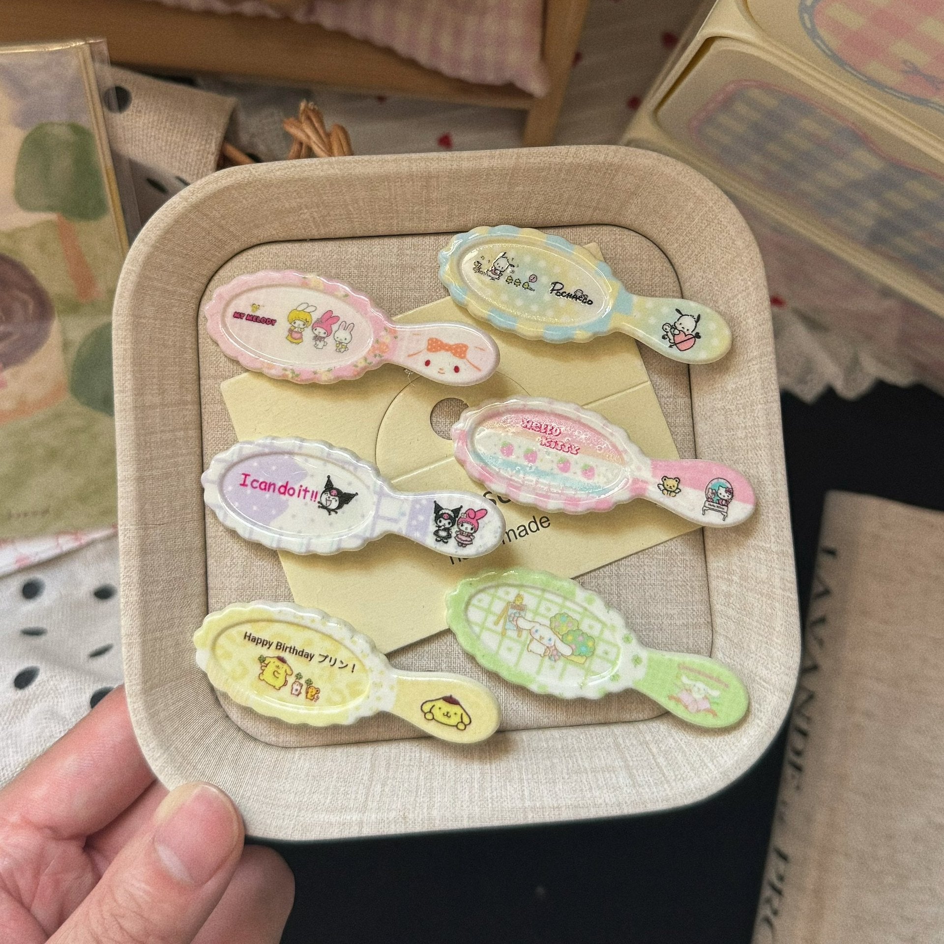 繽紛貓咪髮夾－商品主圖｜https://igowo.tw/