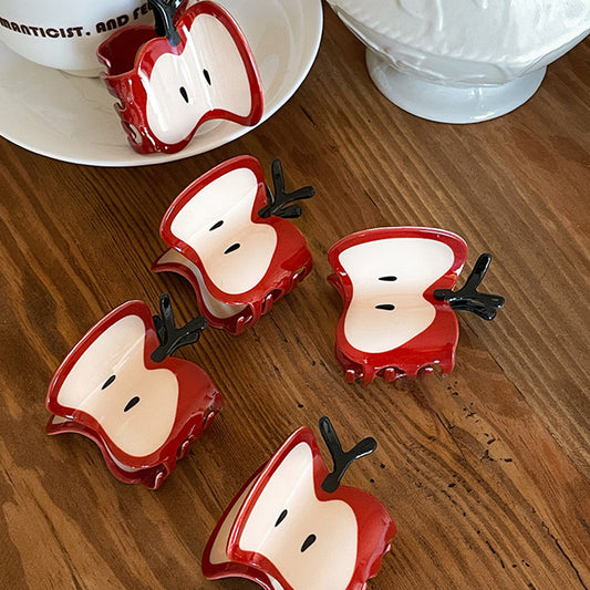 紅色簡約鯊魚夾－商品主圖｜https://igowo.tw/