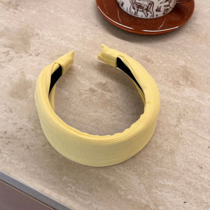 寬版簡約髮箍