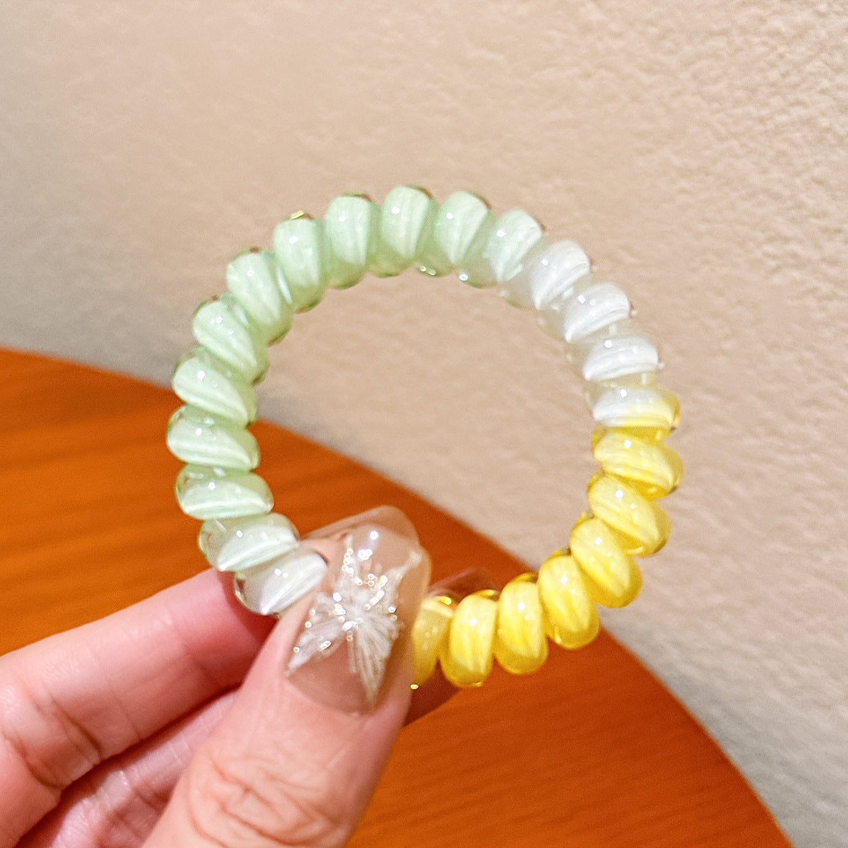 漸層簡約髮圈