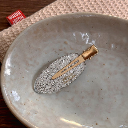 橢圓簡約髮夾