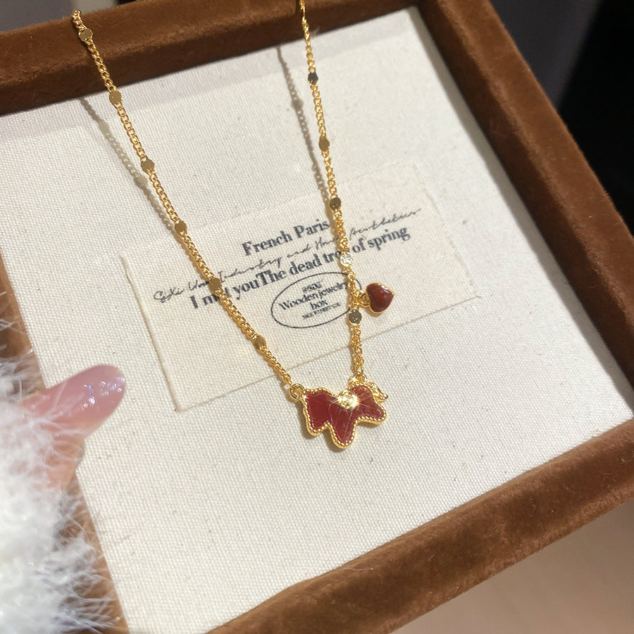 鋯石小馬項鍊耳環組－細節特寫25｜https://igowo.tw/
