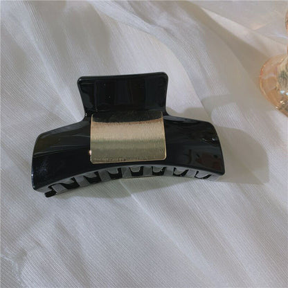 金屬幾何復古鯊魚夾