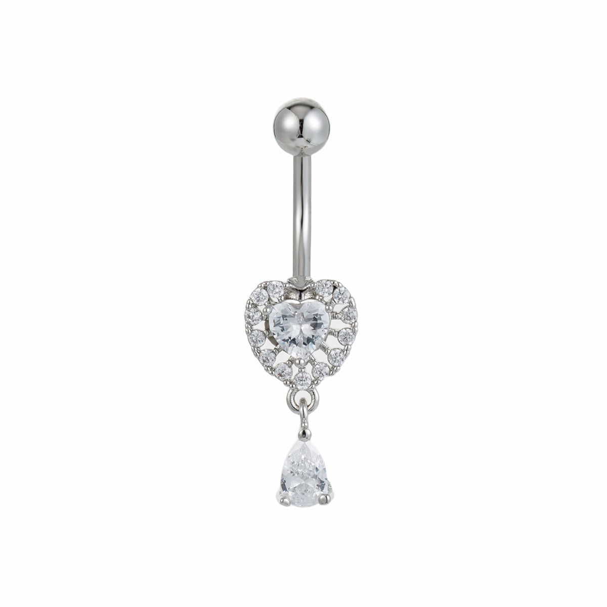 愛心鑲鑽飾品－1/金色款細節｜https://igowo.tw/